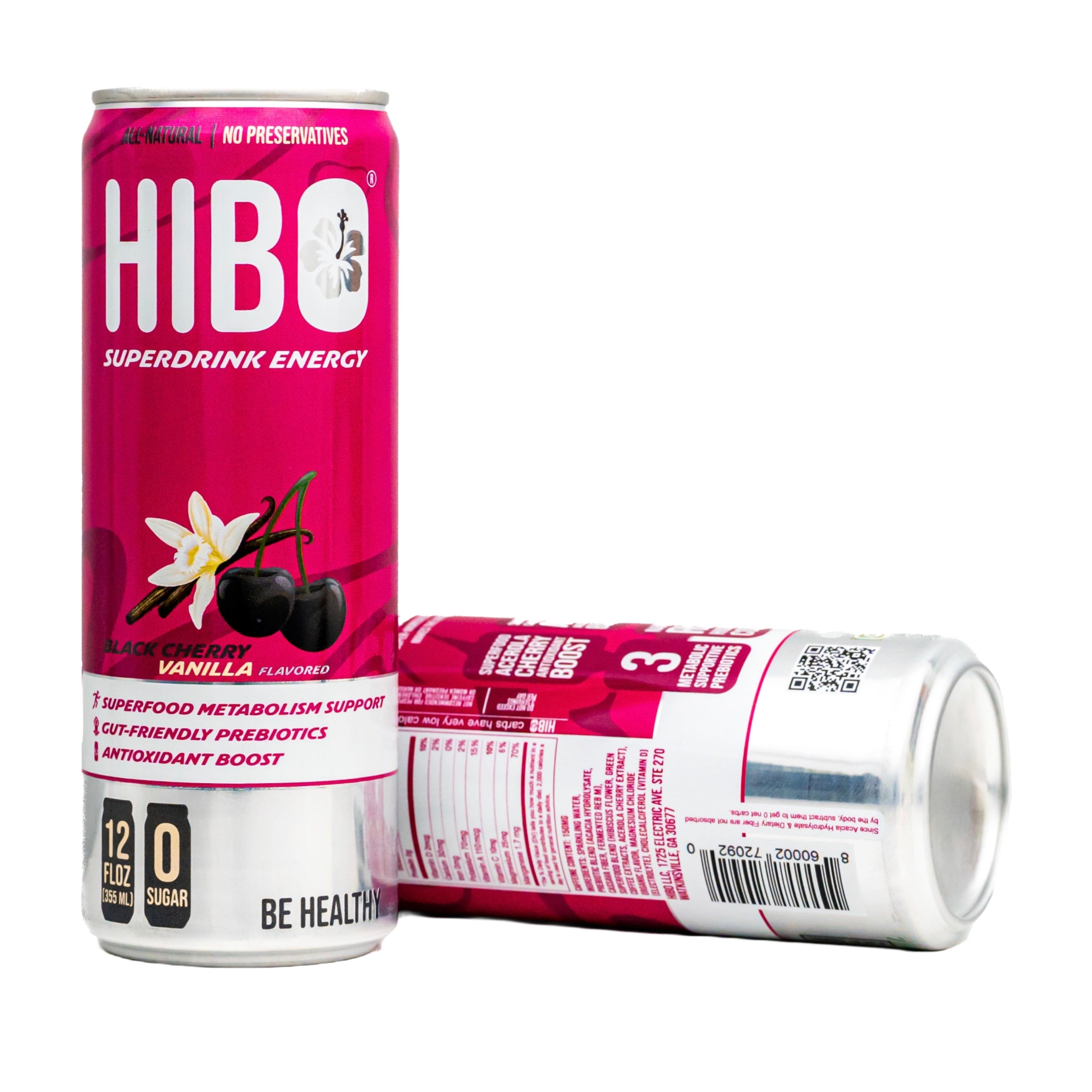 HIBO Superfood Energy Black Cherry Vanilla (Sugar-Free) – HIBO