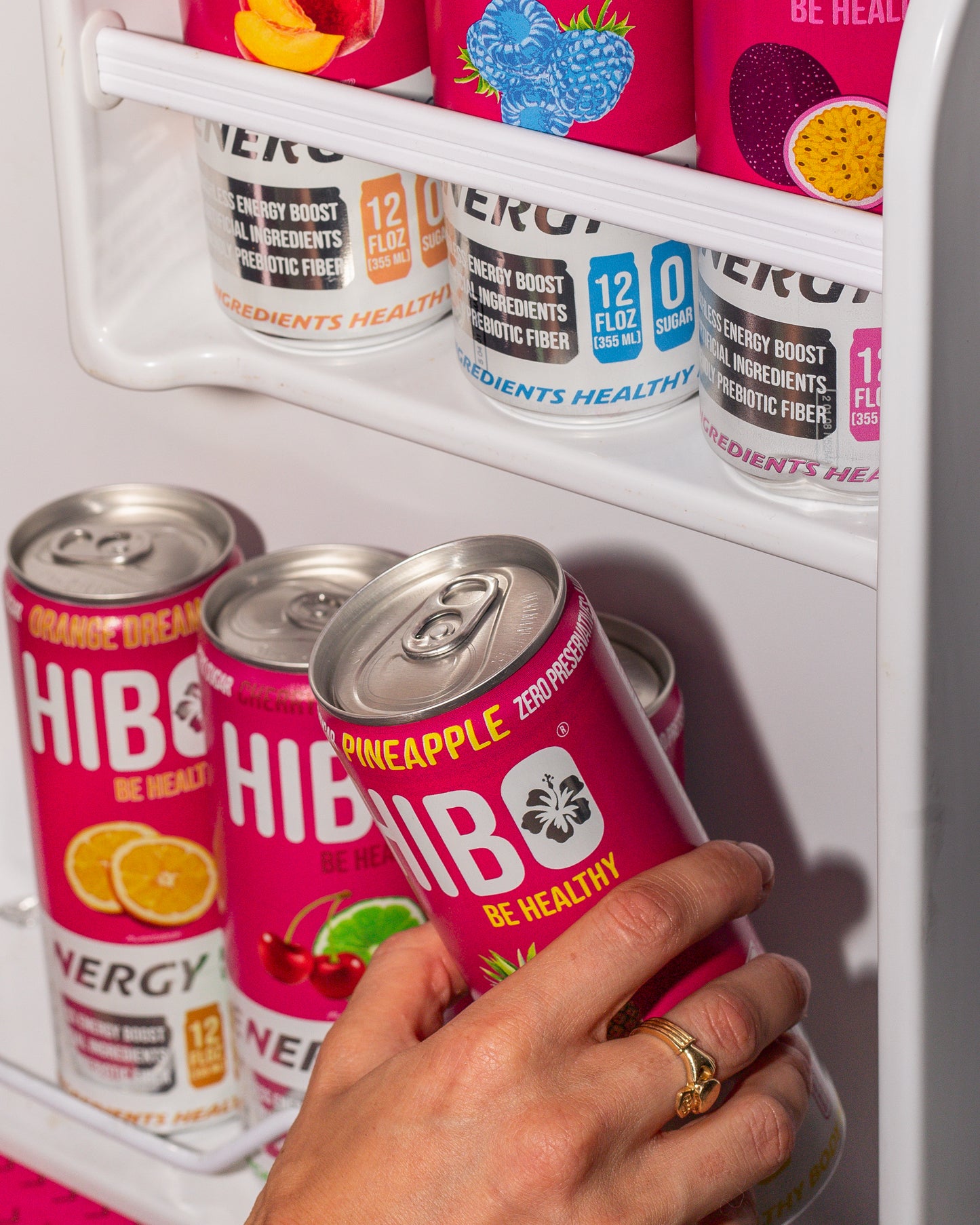 All-Natural Zero Sugar Energy Drink HIBO ORIGINAL (Mixed Berry)