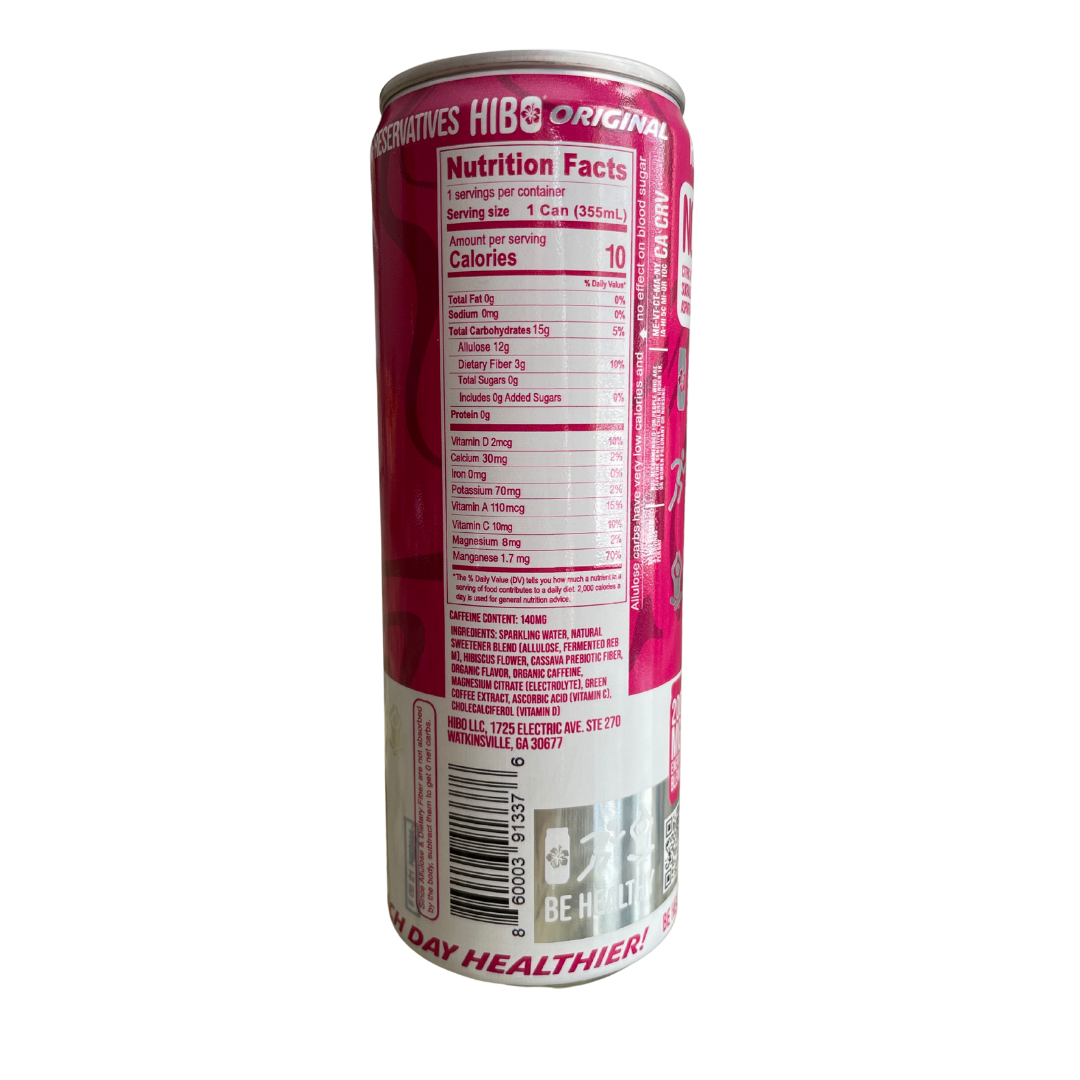 All-Natural Zero Sugar Energy Drink HIBO PINEAPPLE