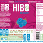 All-Natural Zero Sugar Energy Drink HIBO BLUE RASPBERRY