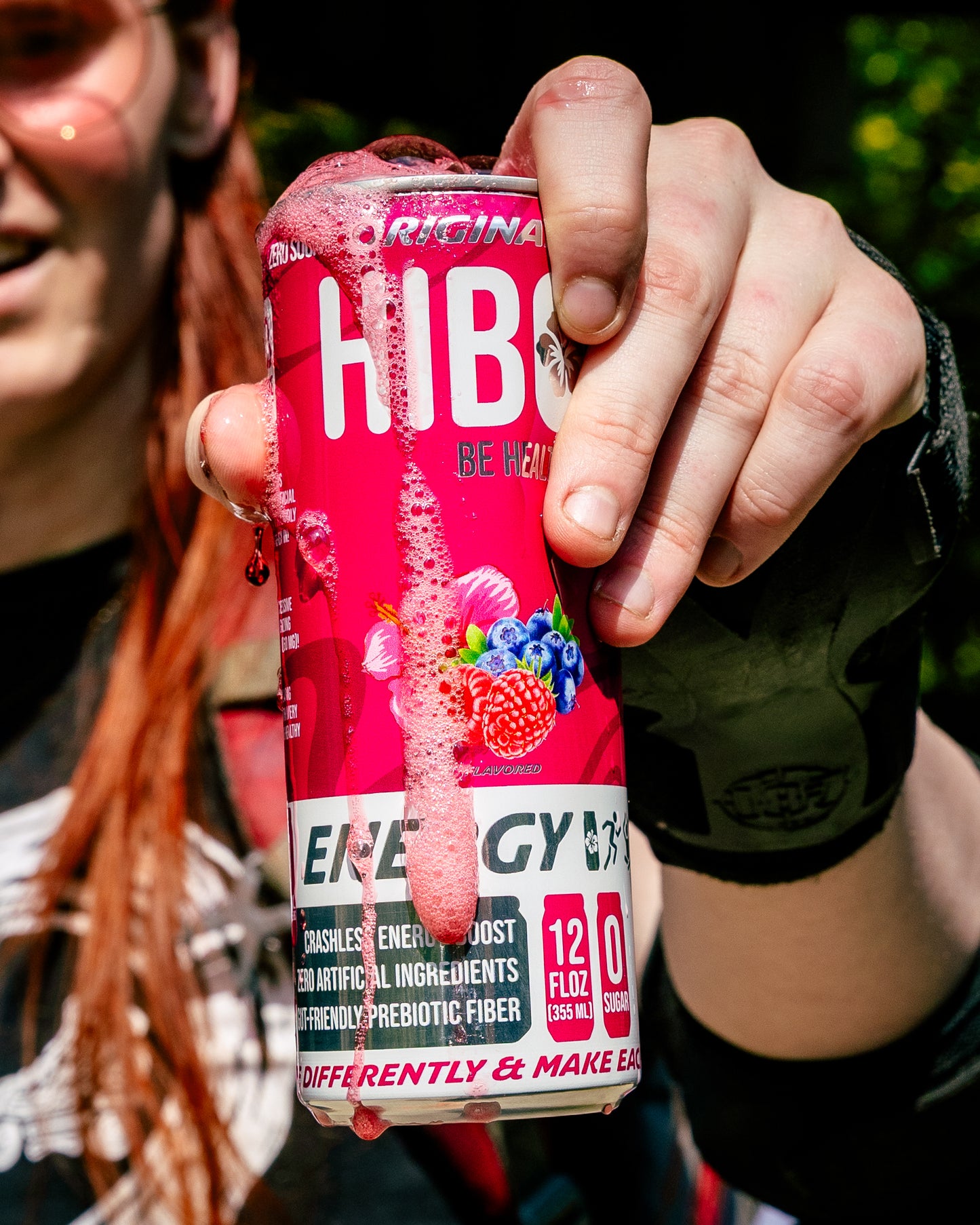 All-Natural Zero Sugar Energy Drink HIBO ORIGINAL (Mixed Berry)