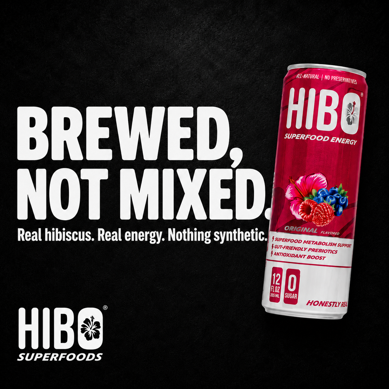 HIBO Superfood Energy Original Berry (Sugar-Free)