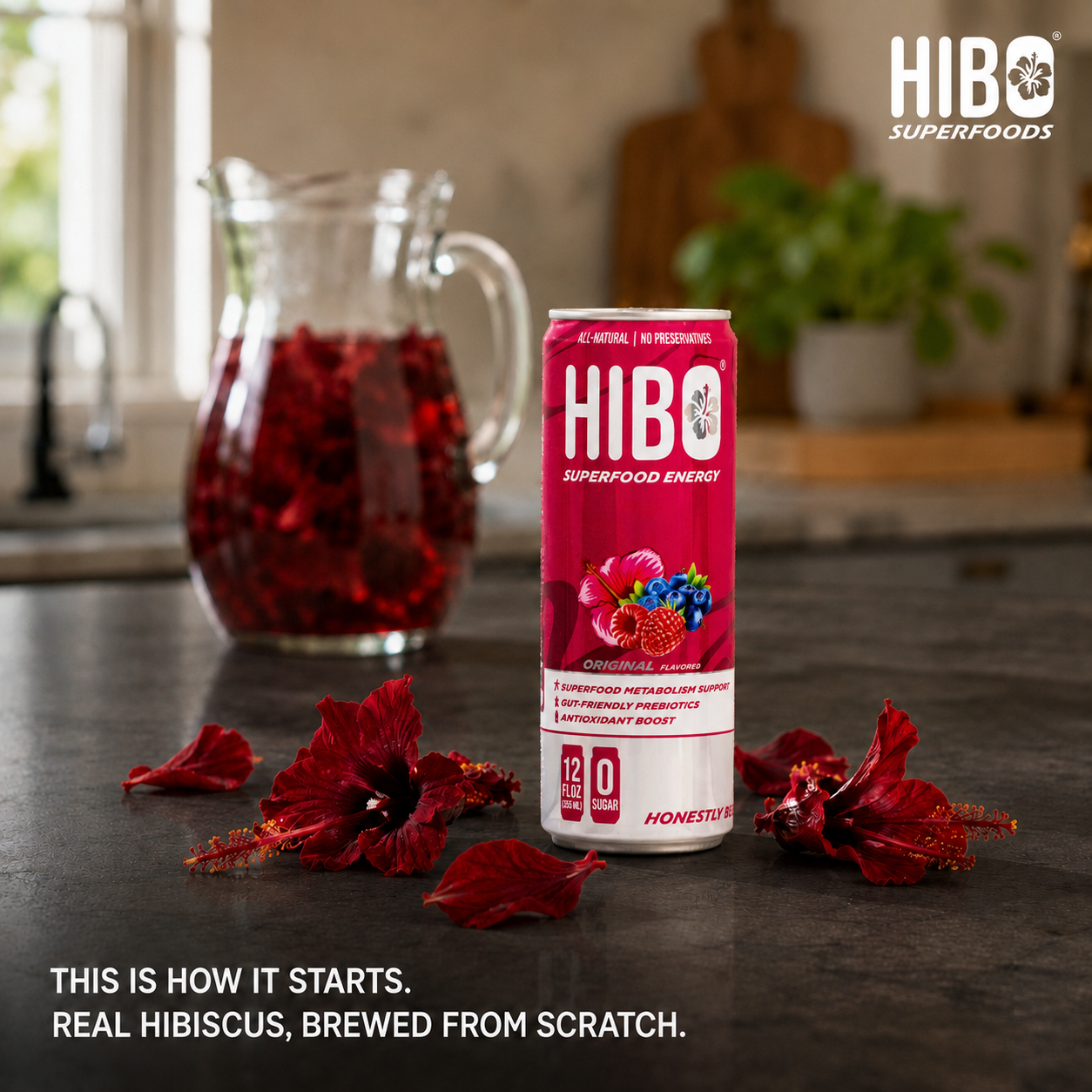HIBO Superfood Energy Original Berry (Sugar-Free)