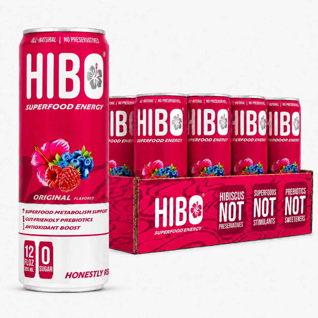 HIBO Superfood Energy Original Berry (Sugar-Free)