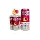 All-Natural Zero Sugar Energy Drink HIBO PEACH, 12 FL OZ - Preservative Free - Gut Healthy - Key Electrolytes Antioxidants & Vitamins - Organic Caffeine - 10 Calories