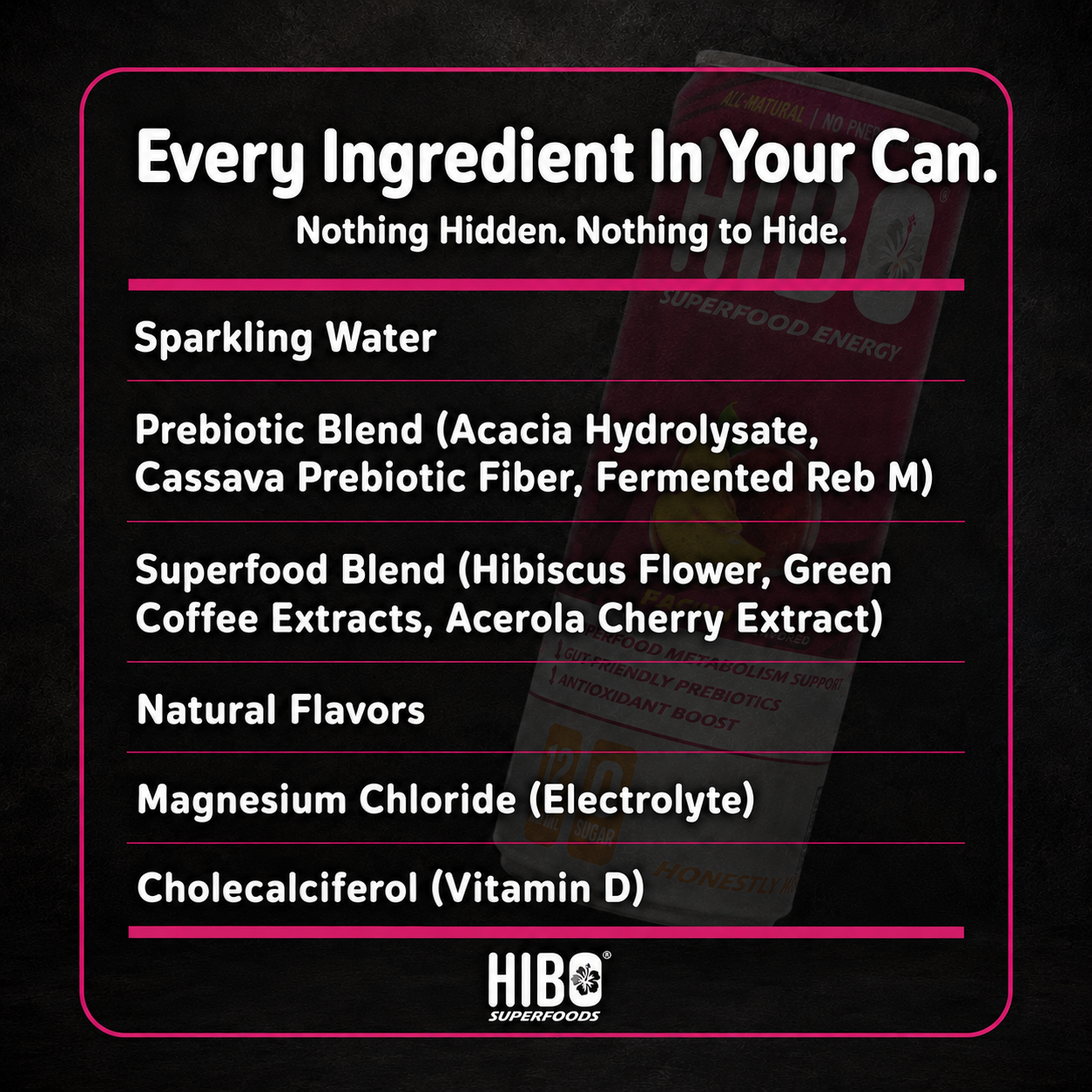 HIBO Superfood Energy Peach (Sugar-Free)
