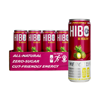 All-Natural Zero Sugar Energy Drink HIBO PINEAPPLE