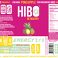 All-Natural Zero Sugar Energy Drink HIBO PINEAPPLE, 12 FL OZ - Preservative Free - Gut Healthy - Key Electrolytes Antioxidants & Vitamins - Organic Caffeine - 10 Calories