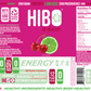 All-Natural Zero Sugar Energy Drink HIBO CHERRY LIMEADE, 12 FL OZ - Preservative Free - Gut Healthy - Key Electrolytes Antioxidants & Vitamins - Organic Caffeine - 10 Calories