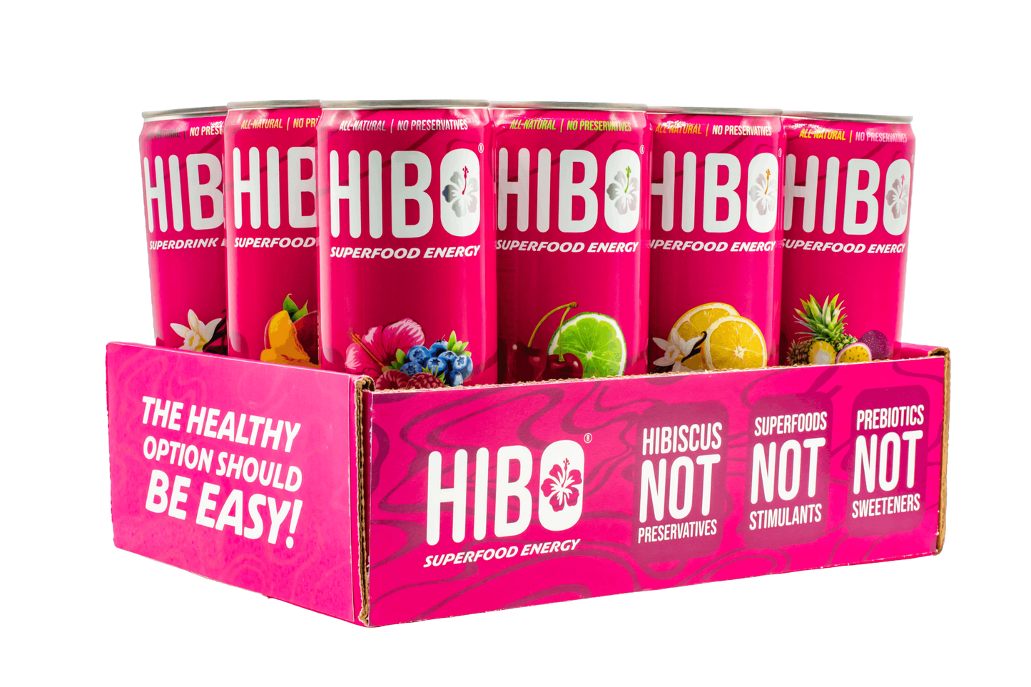 HIBO Superfood Energy Variety Pack (Sugar-Free)