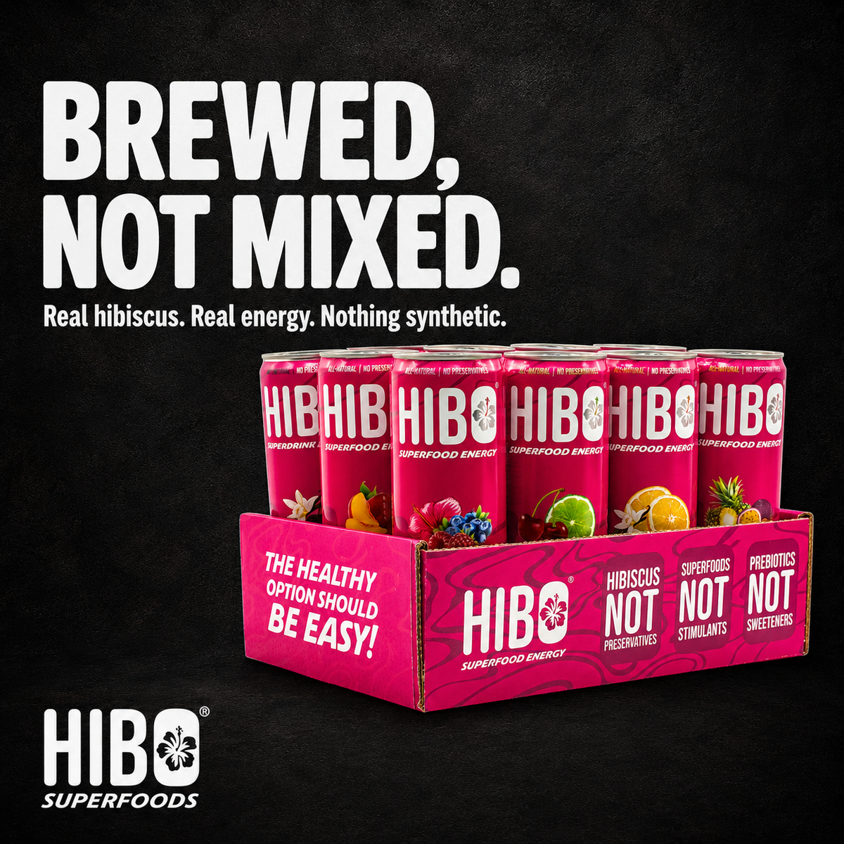 HIBO Superfood Energy Variety Pack (Sugar-Free)
