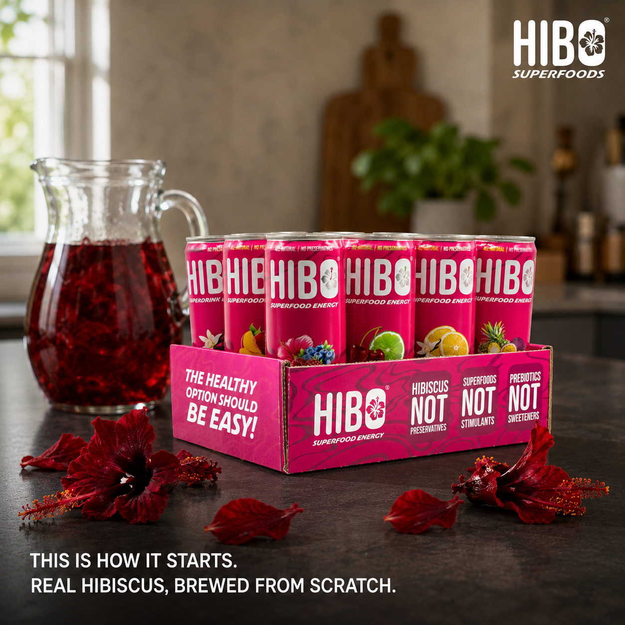 HIBO Superfood Energy Variety Pack (Sugar-Free)